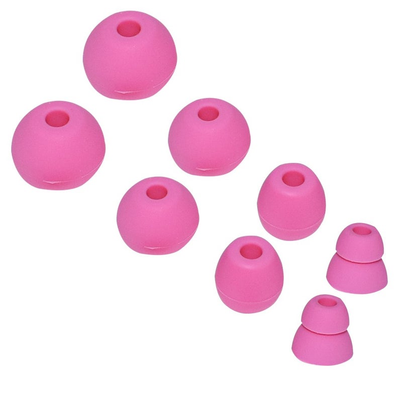 Sqrmekoko Replacement Silicone Eartips Earbuds Eargels for Beats by dr dre Powerbeats 3 Wireless Stereo Earphones (Pink) - Image 1